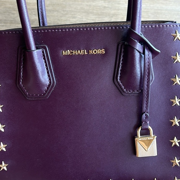 Michael Kors Mercer Star Studded Purse - Picture 2 of 5